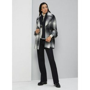 Georgiou Studio Plaid Peacoat.